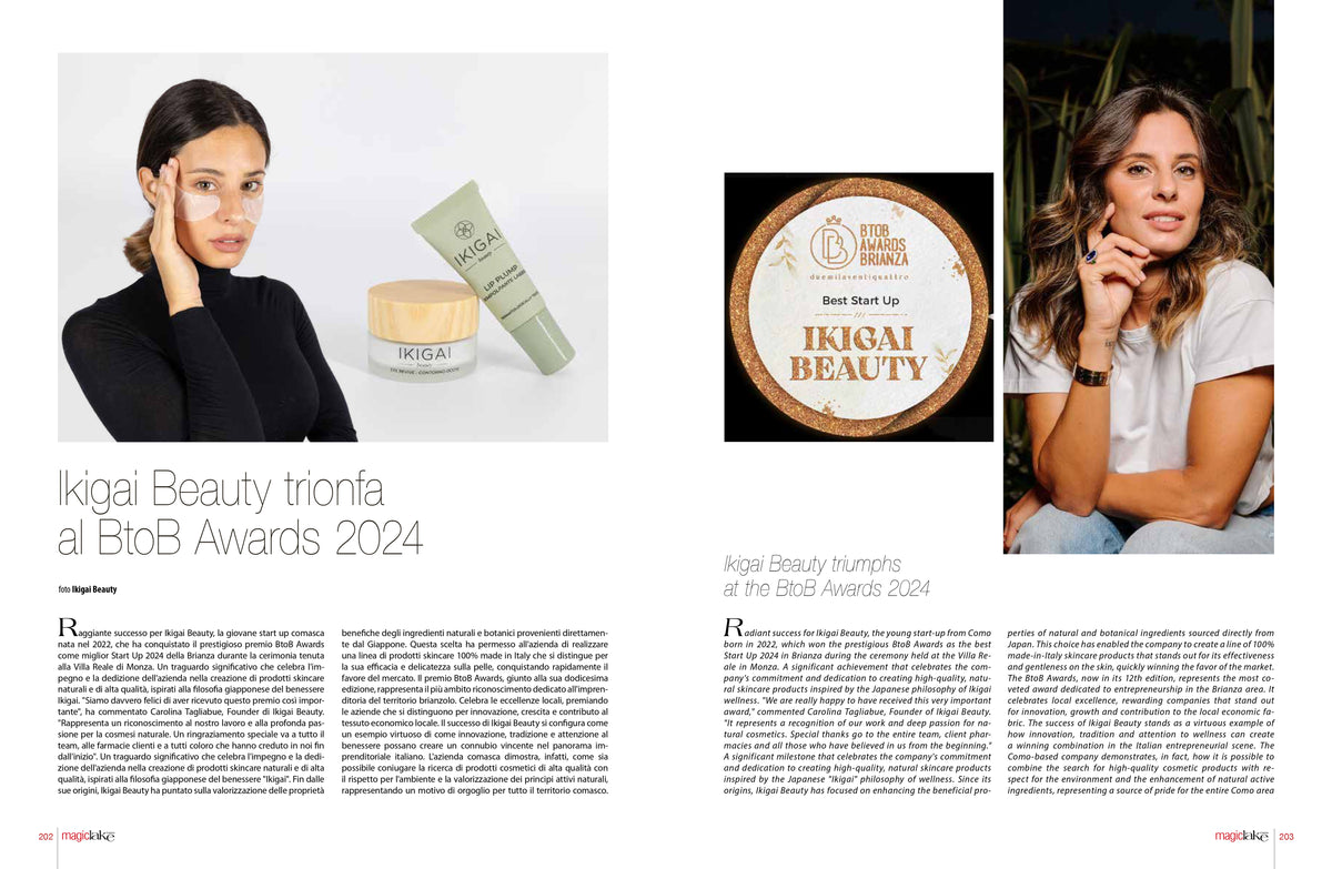 Magic Lake Como - Ikigai Beauty trionfa ai BtoB Awards 2024