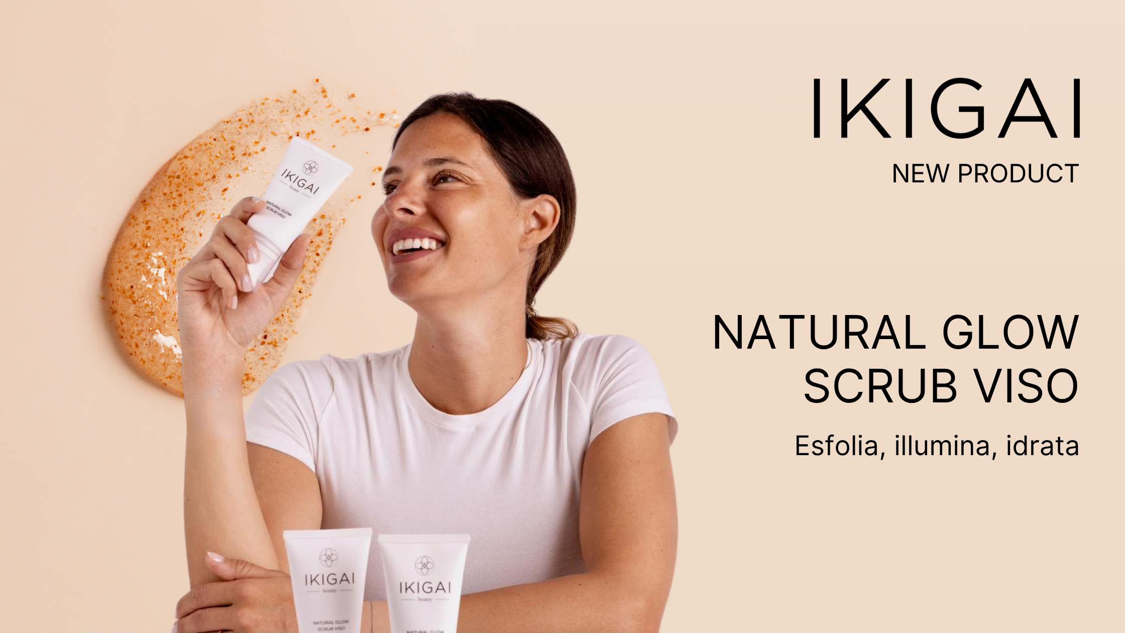 Natural Glow: il nuovo scrub viso di Ikigai Beauty